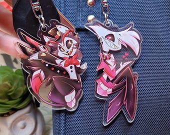 パズルキーホルダー「エンジェルダスト/ハスク ハズビンホテル