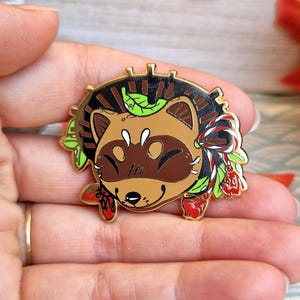 Tanuki Hard Enamel Pin