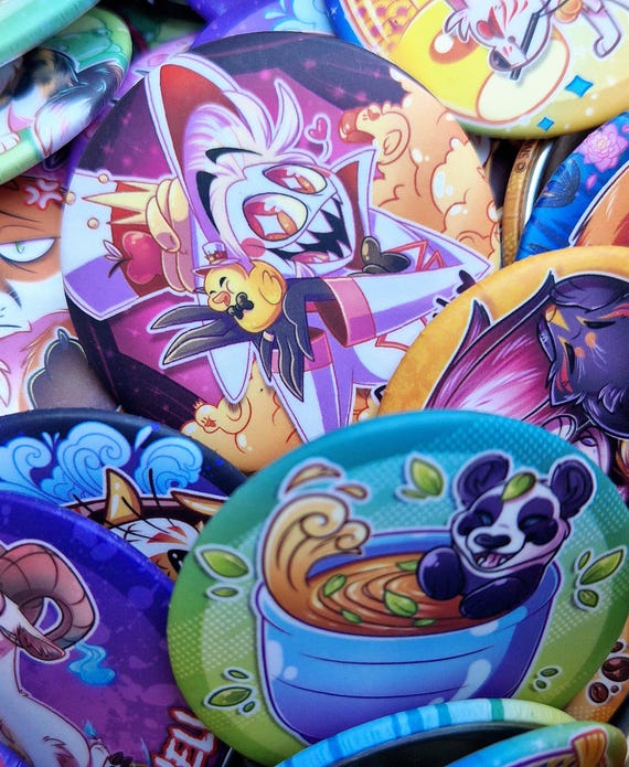 Badges & Magnets “hazbin Hotel” - Etsy