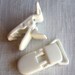 Clip, pacifier white 42 x 20 mm