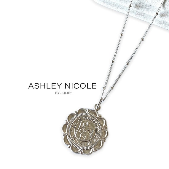 St Christopher Necklace Women's Saint 