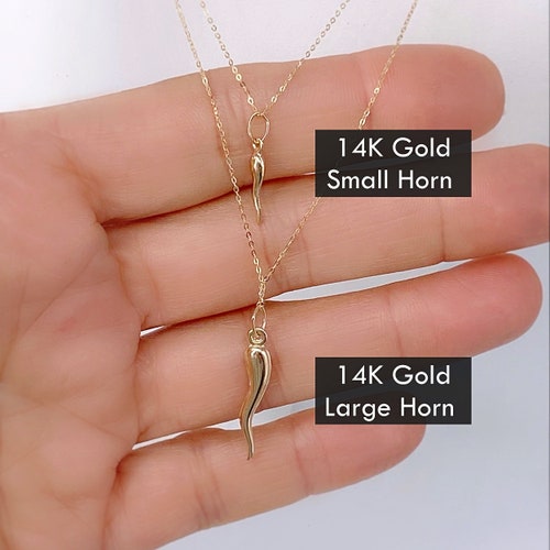 Italian Horn Necklace Horn Necklace 
