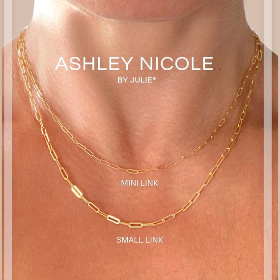 Gold Paperclip Necklace