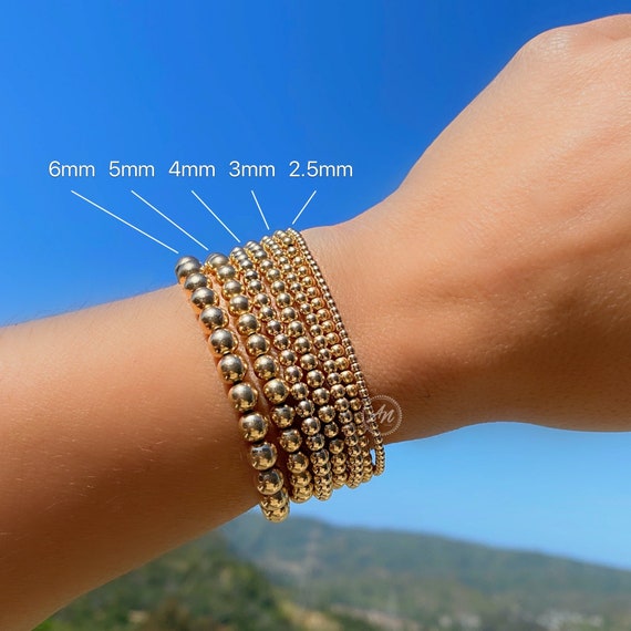 Gold Beaded Bracelets