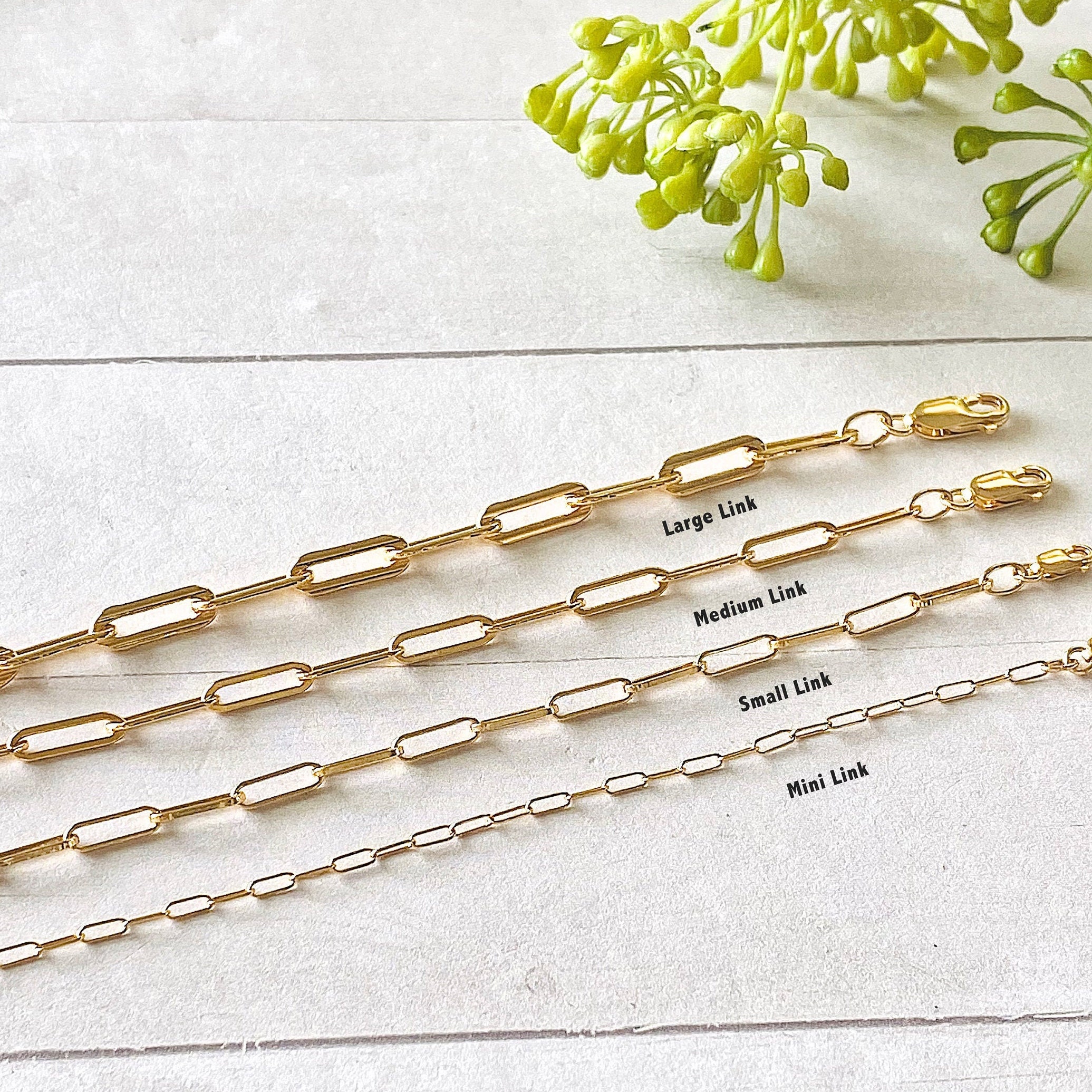 Paperclip Bracelet, Gold Paperclip Bracelet, Gold Filled