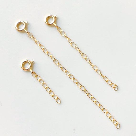 Gold Necklace Extender, 14K Gold Filled Necklace Extender, Adjustable Necklace Extender, Dainty Necklace Extender, Necklace Extension Chain