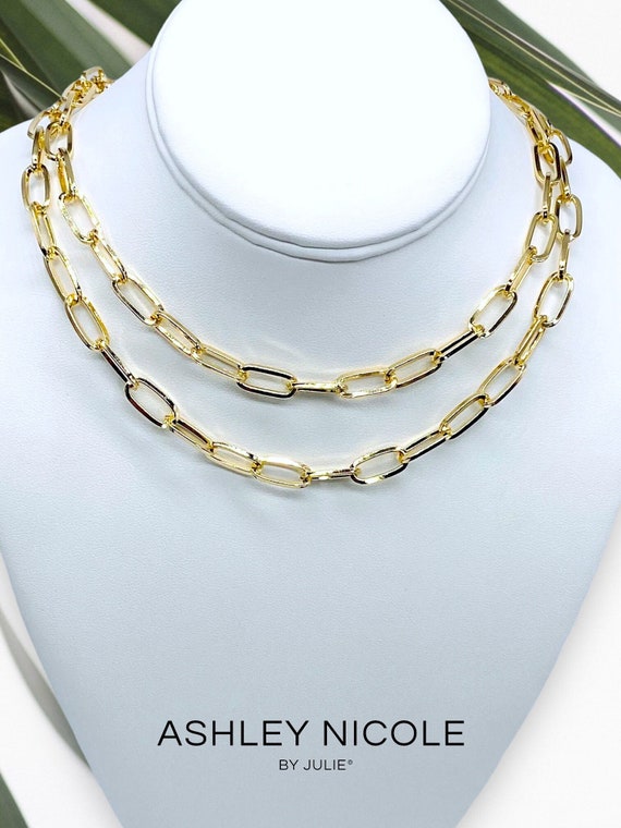 Women's Paperclip Chain Necklace