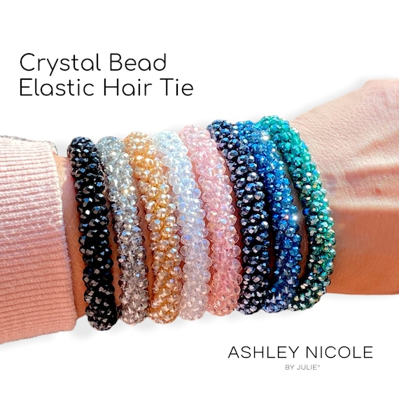 Stylish Golden Beaded Hair Tie Bracelet Three Layered Hair - Temu