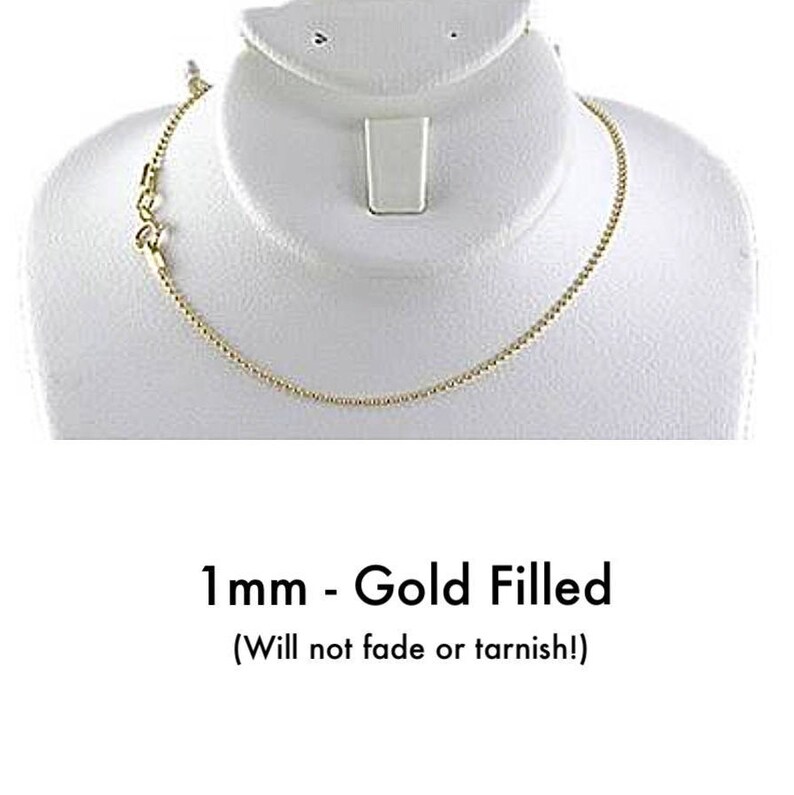 Gold Ball Chain Necklace Silver Ball Chain Necklace Beaded Etsy