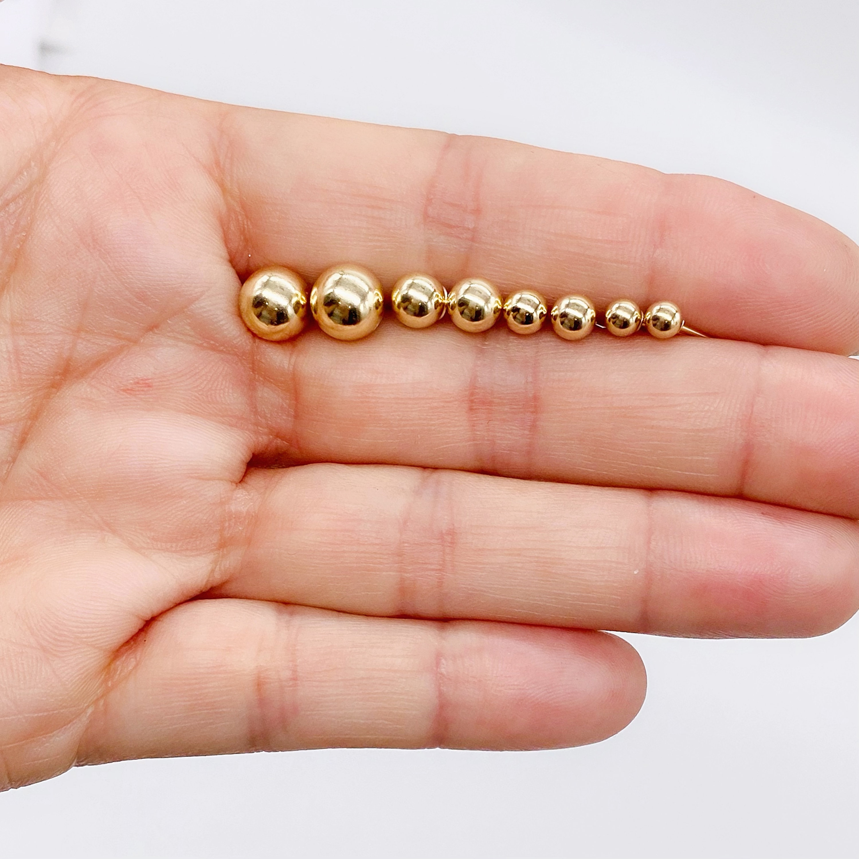 Gold Ball Earrings Ball Studs Gold 14K Gold Filled Ball Stud Etsy UK