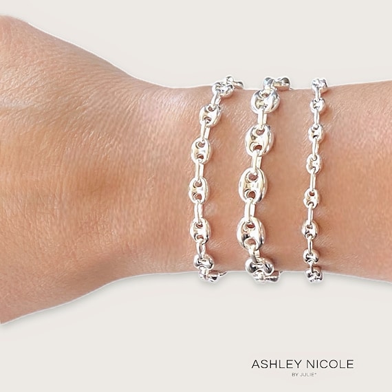 Silver Mariner Chain Bracelets