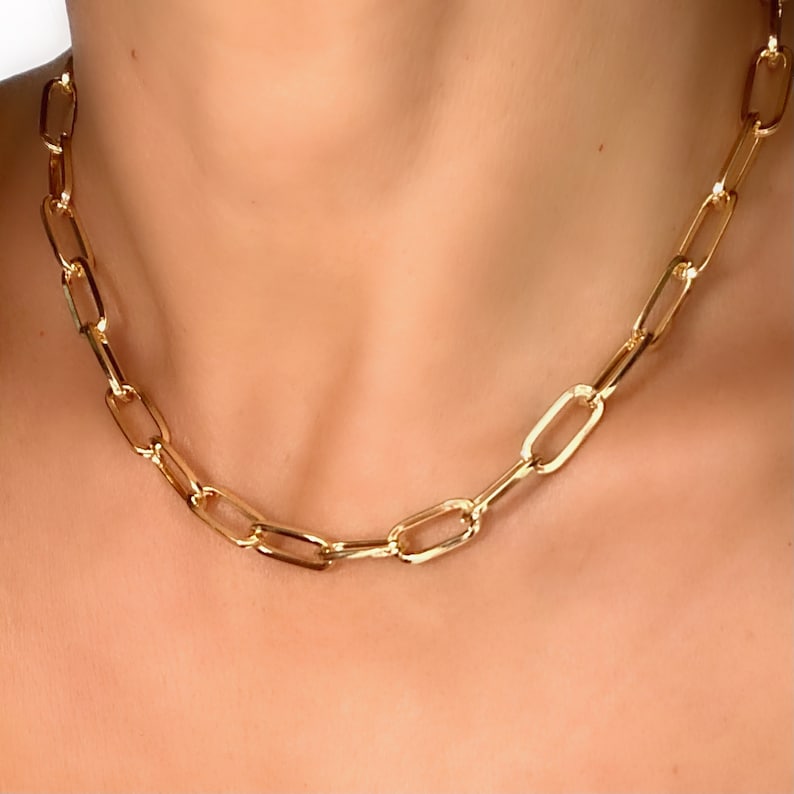 women's paperclip necklace