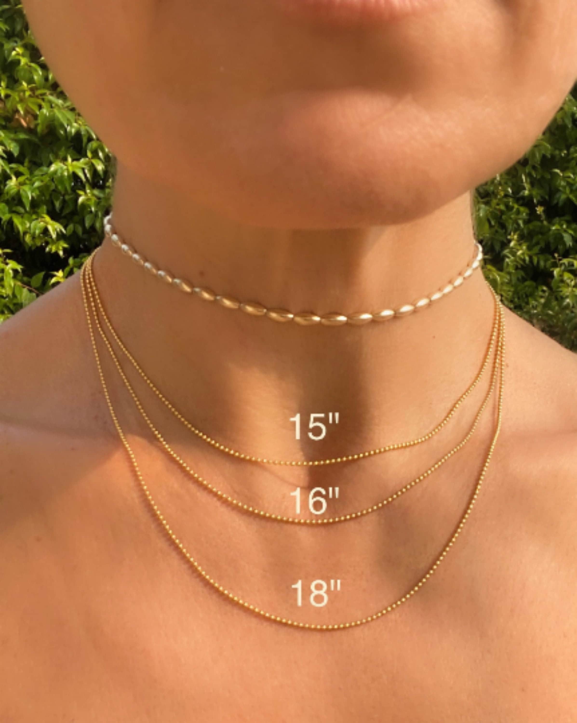 Fashion Dainty beaded Necklace Spring choker necklace Gold Filled Chain Necklace Gold Orange Necklace Minimalist Short Necklace
