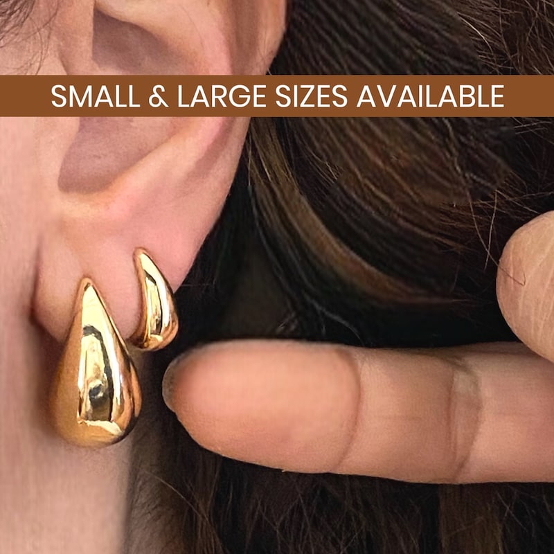 Gold Coin Top & Drop Earrings