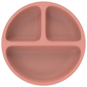 OLGS Silikon Teller für Babys und Kinder Babygeschirr, Rutschfest, BPA-frei, Wasserdicht, Abwaschbar & leicht zu reinigen Silikonteller Muted