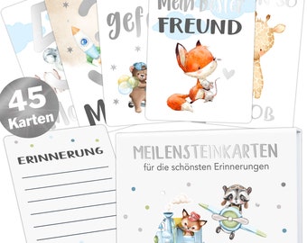 sendmoments Meilenstein Babykarten mit Box Elefant personalisierte Schachtel 112x130 mm mit eigenem Text Geschenkidee Babyparty inklusive 60 Meilensteinkarten 88x105 mm zum Ausfüllen für Mädchen sendmoments Meilenstein Babykarten mit Box Elefant personalisierte Schachtel 112x130 mm mit eigenem Text Geschenkidee Babyparty inklusive 60 Meilensteinkarten 88x105 mm zum Ausfüllen für Mädchen