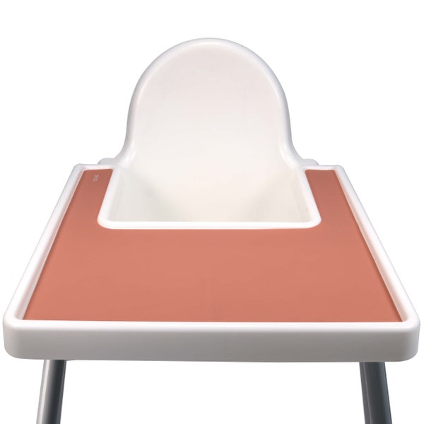 OLGS Silikon Hochstuhl Matte für Babys & Kinder, Silikonmatte für den Ikea Babystuhl Antilop Rutschfest BPA-frei leicht zu reinigen 4 Farben