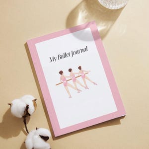 Ballet Journal for Young Dancers: Practice Log, Class Schedule | Little Ballerina Gift | Christmas Gift