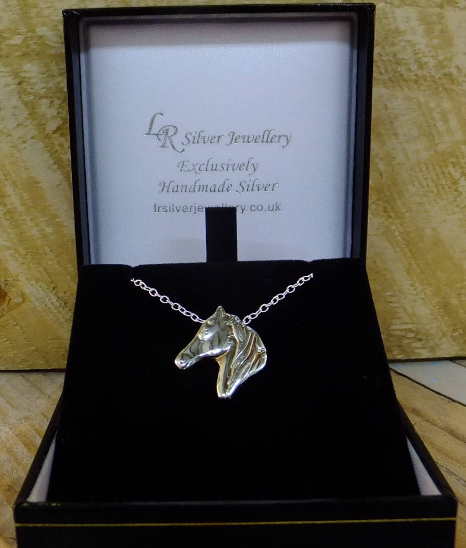 Horse Head Necklace Animal Jewelry Equestrian Necklace Etsy