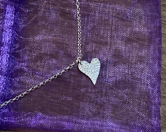 heart anklet, heart charm, delicate anklet, silver anklet, summer anklet, anklets, women anklet, gift for her, jewellery