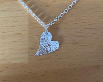 heart anklet, heart charm, swirl pattern, delicate anklet, silver anklet, summer anklet, anklets, women anklet, gift for her, jewellery