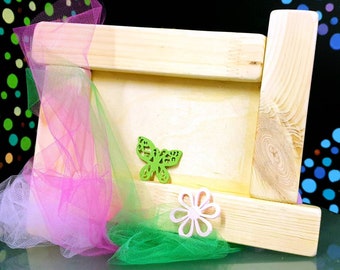 Wooden frame for decoration decoupage picture frame painting frame thick frame blank frame