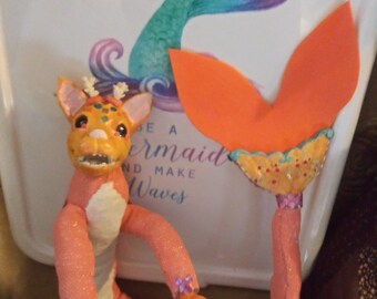 Coral the fantacy sea pup fully poseable art doll
