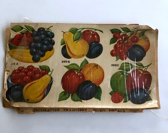 Vintage Image Fruit Assortment Furniture Transfers Waterslides Decal FRU709 