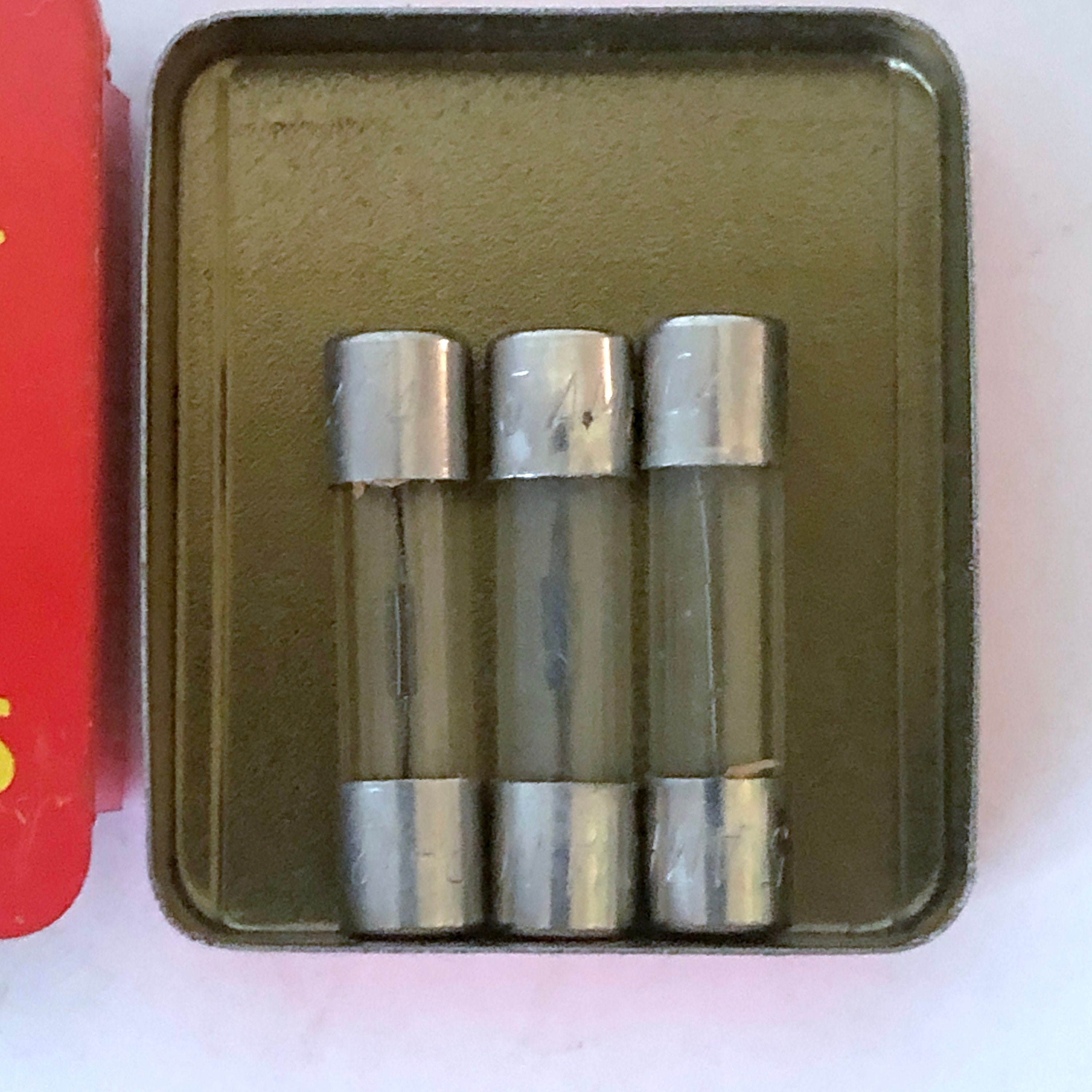 Vintage Red Tin of Noma Safety Fuses For String Christmas Etsy