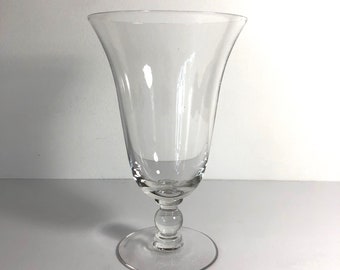 Candlewick Clear Stem Footed Iced Tea Glass Tumbler~6 3/8"