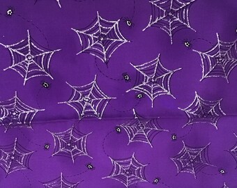 Spider print fabric