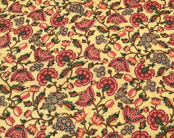 Vintage floral print fabric