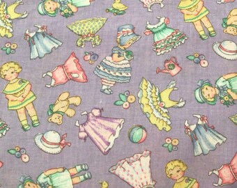 Vintage Daisy Kingdom “Patty’s Paperdolls Allover”