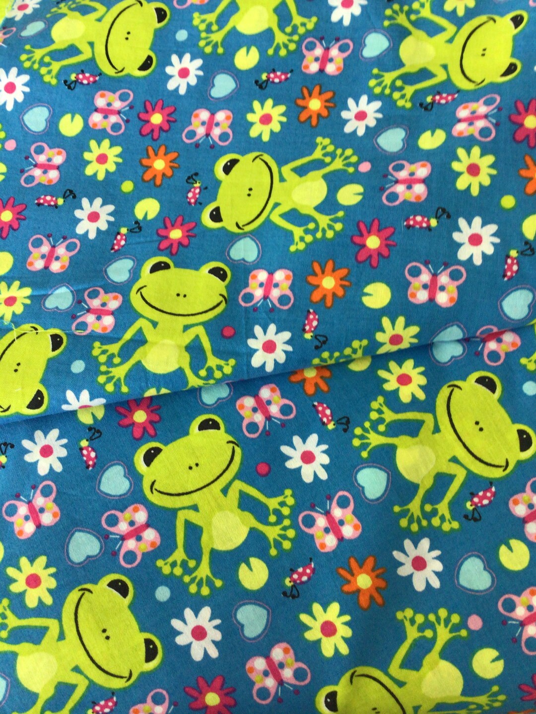 Vintage Frog Fabric - Etsy