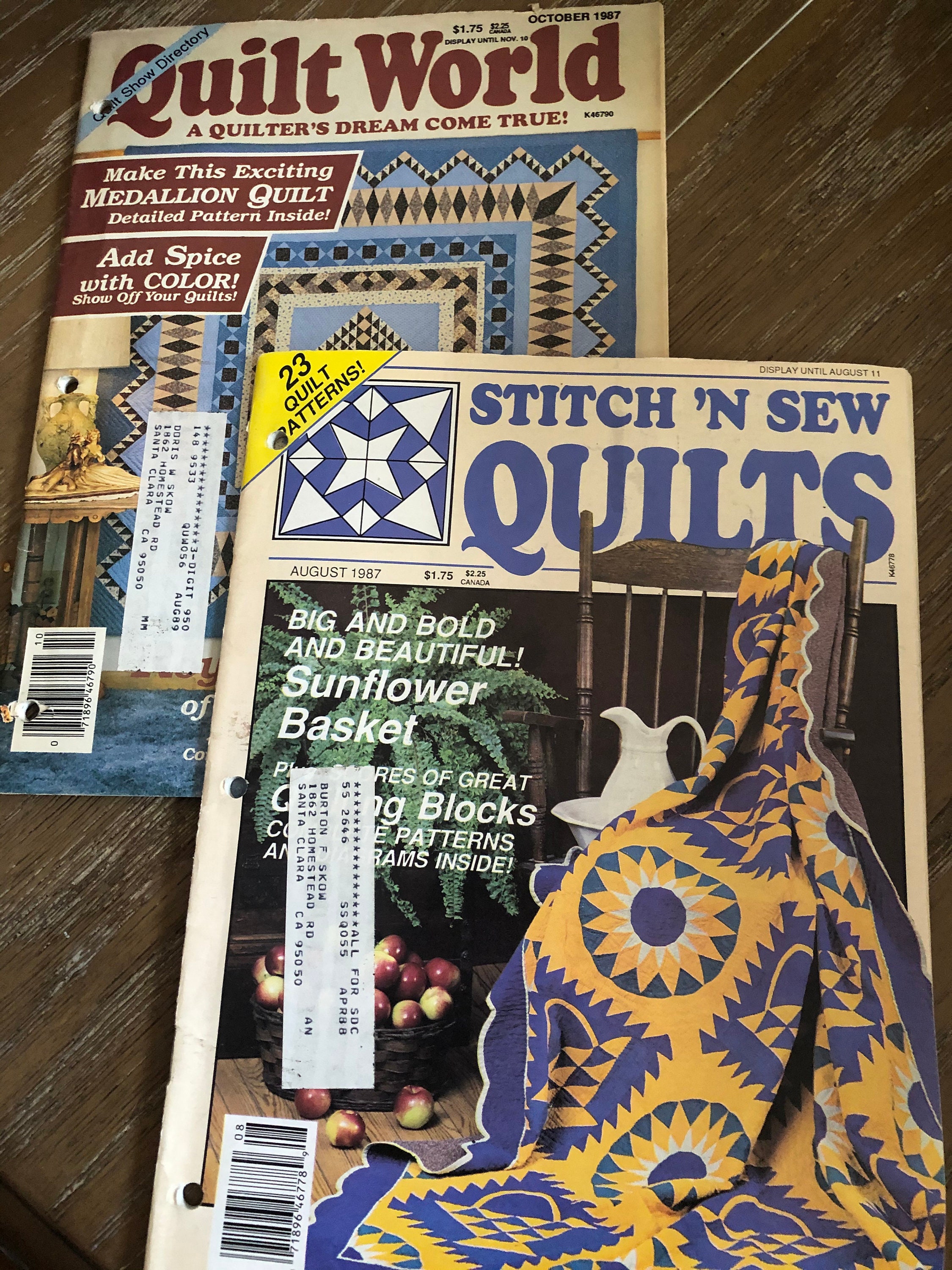 Set of 2 Quilting magazines Etsy