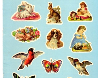 Victorian Animals Stickers & Seals