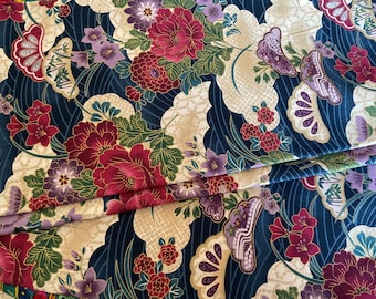 Vintage Kona Bay oriental flower print