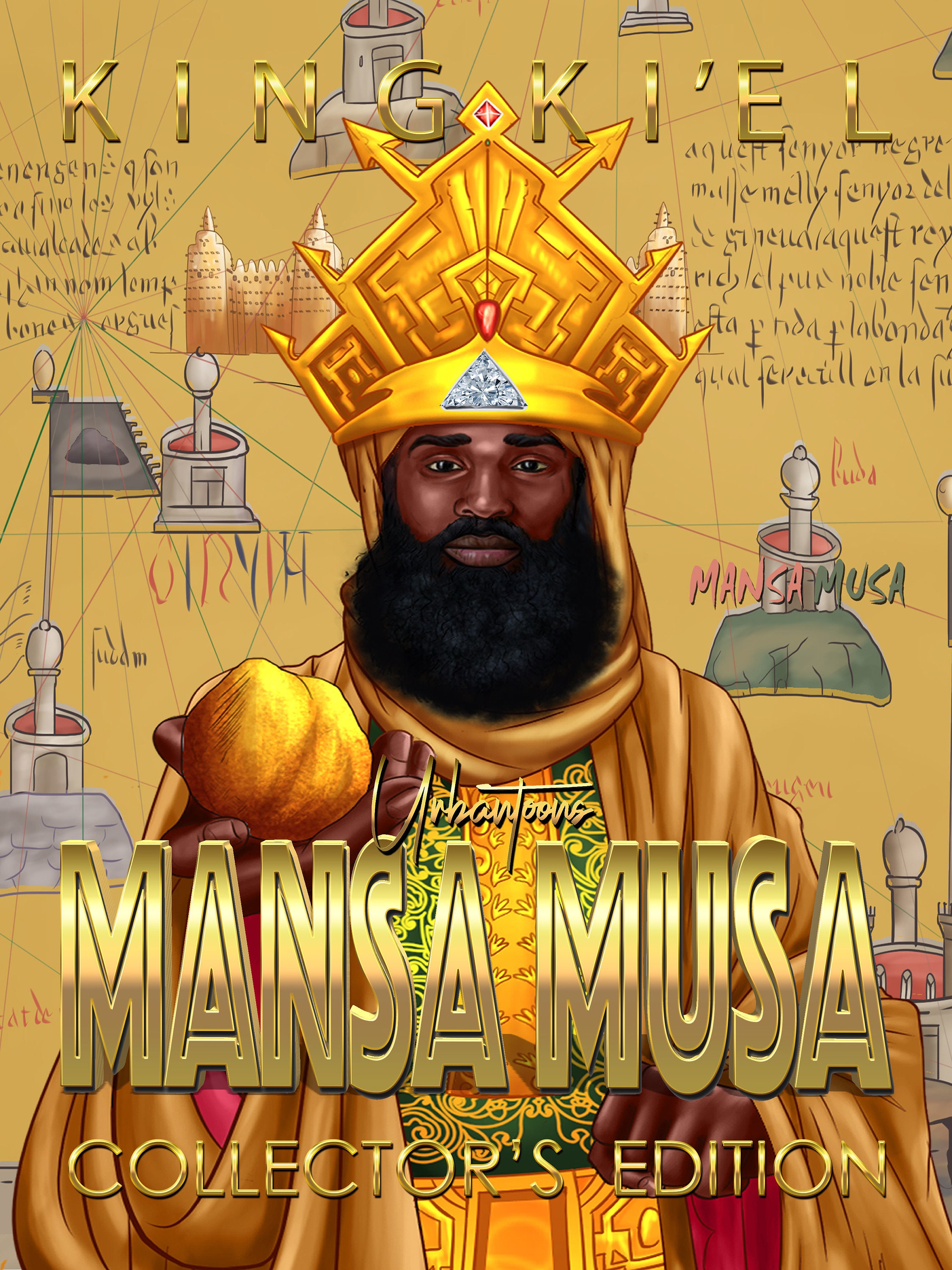 Mansa Musa Collectors Edition Signed 12x9 Book black Etsy