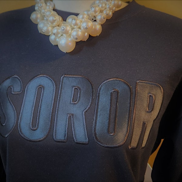 Black on Black SOROR Sweatshirt and Lon Sleeve Tee