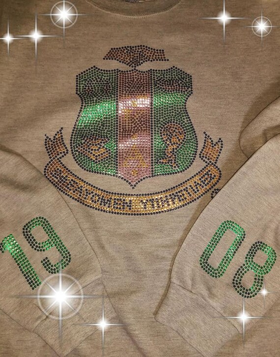 AKA Sequin Shield Sweatshirt With 