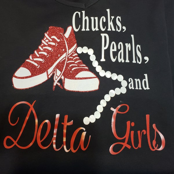 Delta Chucks & Pearls Apparel