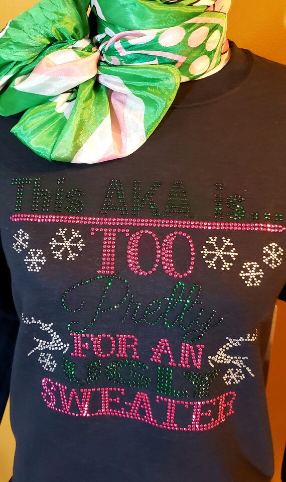 Rhinestone AKA Ugly Christmas Sweater 