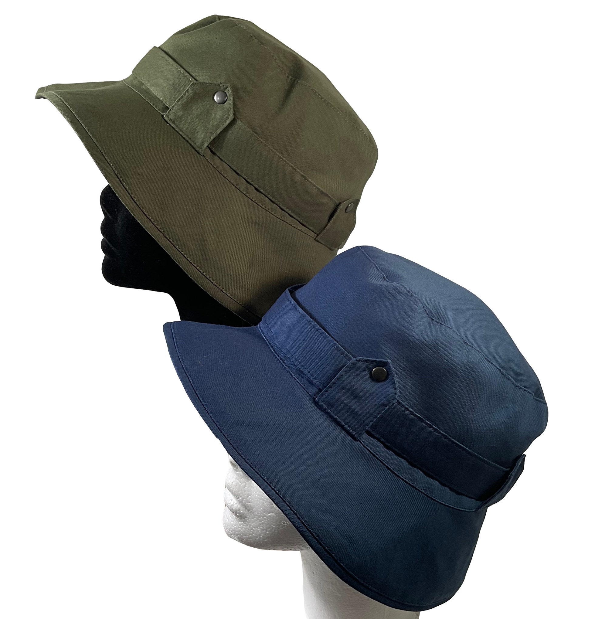 帽子 Cotton Nylon Water-Repellent Bucket Hat Extra Large Lightweight Bucket Sun Hat,Adjustable Breathable