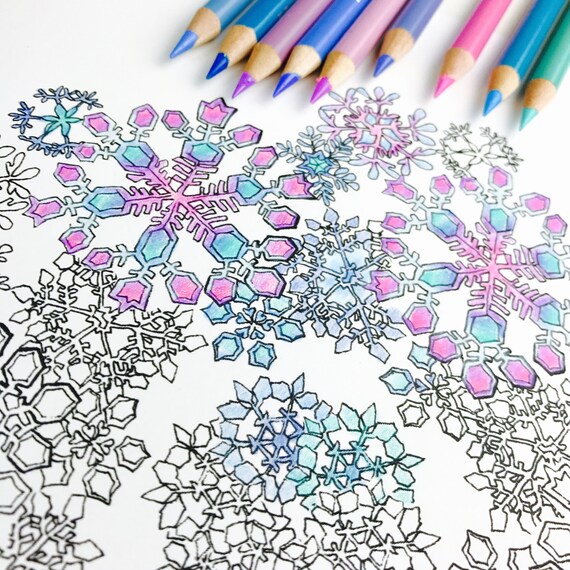 Flocon De Neige Mandala Coloriage Imprimer Coloriage Hiver Mandalas Imprimables Noël Imprimer Coloriages Pour Adultes