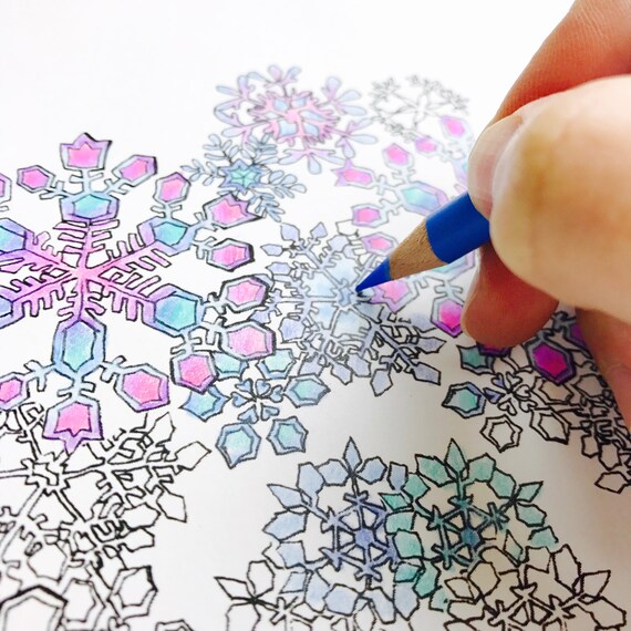 Flocon De Neige Mandala Coloriage Imprimer Coloriage Hiver Mandalas Imprimables Noël Imprimer Coloriages Pour Adultes