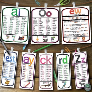 Word Wall Full Bundle, Vowel Teams, Alphabet Letters, Digraphs, Consonant Blends, Diphthongs, Letter Sounds, Phonics Practice, Sight Words