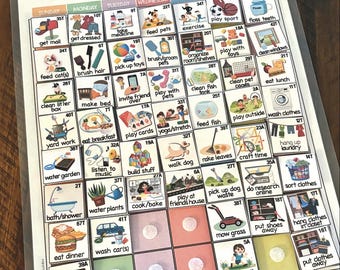 May include: A colorful weekly schedule to do list with images and text for each day of the week. The list includes activities like getting dressed, brushing teeth, playing with pets, and eating lunch.