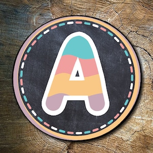 Alphabet Line Rainbow Classroom Decor Set, Alphabet Posters for Classroom, Custom Banner, Alphabet Cards, Welcome Banner Letters
