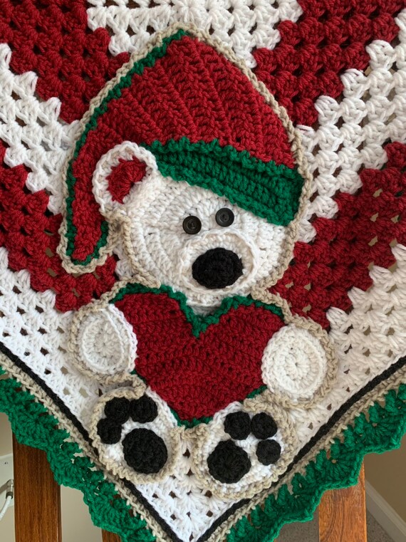 christmas baby blanket