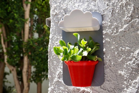 Hanging Planter Mother/'s Day Gift AFTER CHRISTMAS DELIVERY**Cloud Hanging Planter 3D Printed Plastic Creative